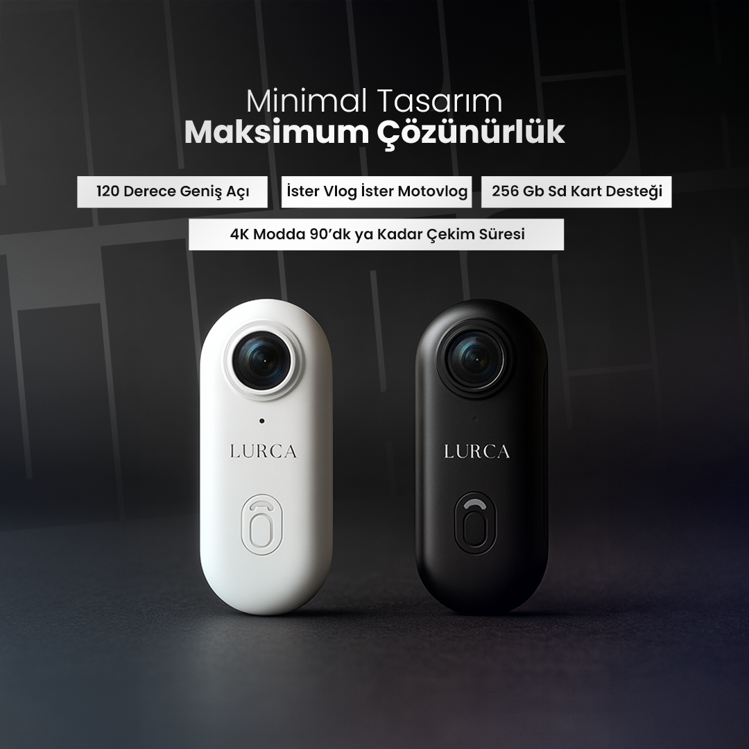 LURCA™ 4K Ultra HD Mini Aksiyon Kamerası