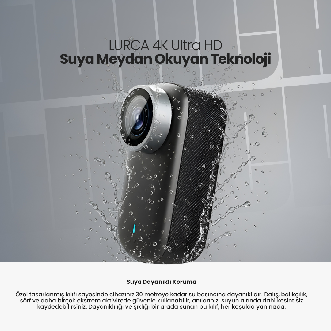 LURCA™ Vision Pro 4K Aksiyon Kamerası