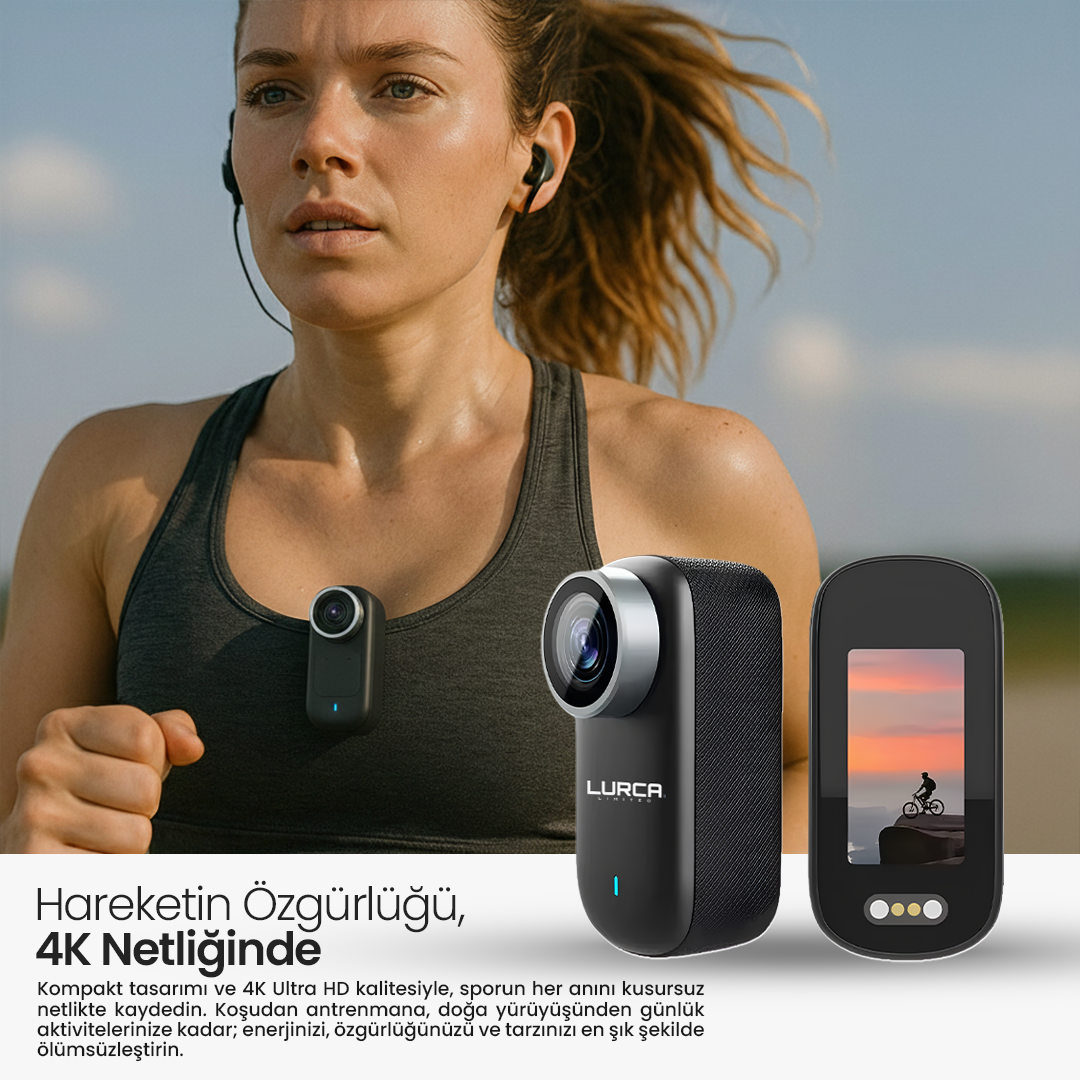 LURCA™ Vision Pro 4K Aksiyon Kamerası