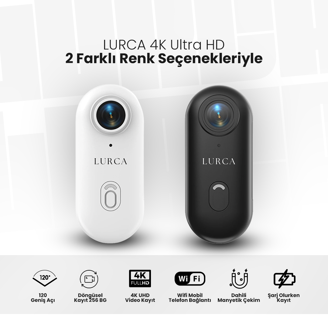 LURCA™ 4K Ultra HD Mini Aksiyon Kamerası