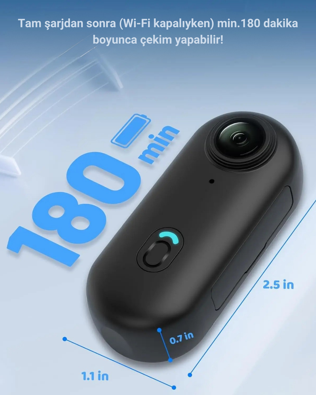 LURCA™ 4K Aksiyon Kamerası – Manyetik Montaj, 30m Su Geçirmezlik, Ultra Hafif & Taşınabilir!