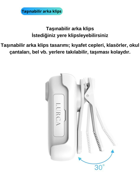 LURCA 4K Ultra HD Aksiyon Kamerası 🎥 – Manyetik, Hafif, Suya Dayanıklı!